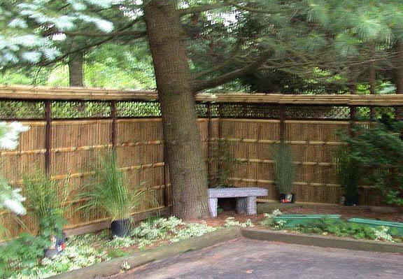 Japanese Garden Fence