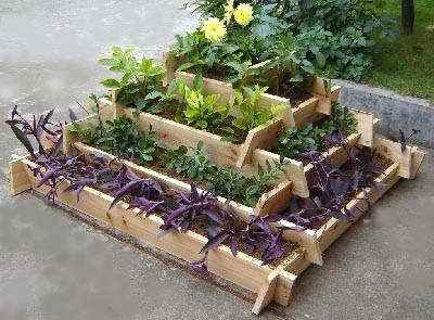 Multi Tier Architecture on Tiered Raised Bed 4 X4