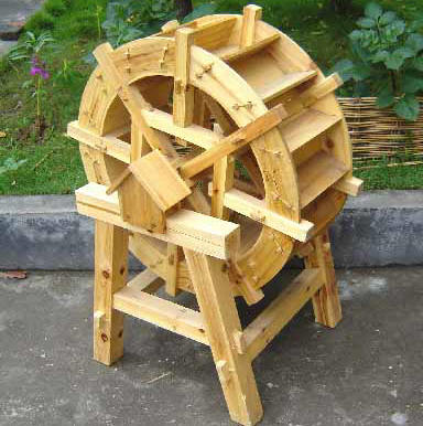Garden Water Wheel, How To Make A Garden Water Wheel