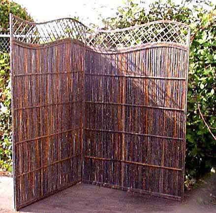 Vertical WILLOW Panel in Rusty Tin 